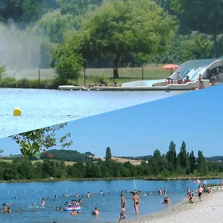 Feriehus Grand Chalet En Bois Climatise Avec Vue Sur Le Lac